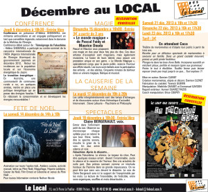 Affiche hebdo - Décembre 2013