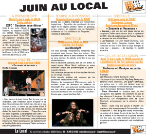 Affiche hebdo - Juin 2010