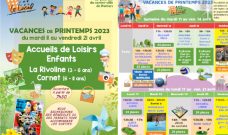 Les activités dans les Accueils de Loisirs enfants La Rivoline et Cornet et l’Espace Ados pendant les vacances d’hiver 2023.
