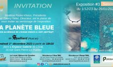 Vendredi 1er décembre 2023 à 18h30 : vernissage de l’exposition « Ma Planète Bleue » par Spelliard Vendredi 1er décembre 2023 à 18h30 : vernissage de l’exposition « Ma Planète Bleue » par Spelliard