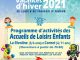 Programme d’activités des Accueils de Loisirs Enfants pour les vacances d’hiver 2021