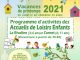 Programme d’activités des Accueils de Loisirs Enfants pour les vacances de printemps 2021