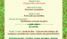 Espace Bar : restauration et snack mercredi 10 et jeudi 11 mai 2023 Espace Bar : restauration et snack mercredi 10 et jeudi 11 mai 2023